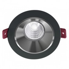 Σποτ Στρογγυλό Χωνευτό Κινητό Πλαστικό Μαύρο 6529